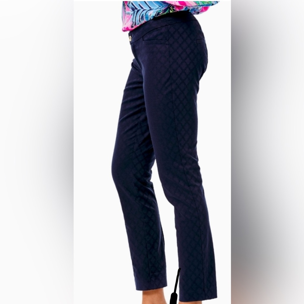 #510 Lilly Pulitzer Kelly Skinny Ankle Pant size 00 NWT - Picture 2 of 12